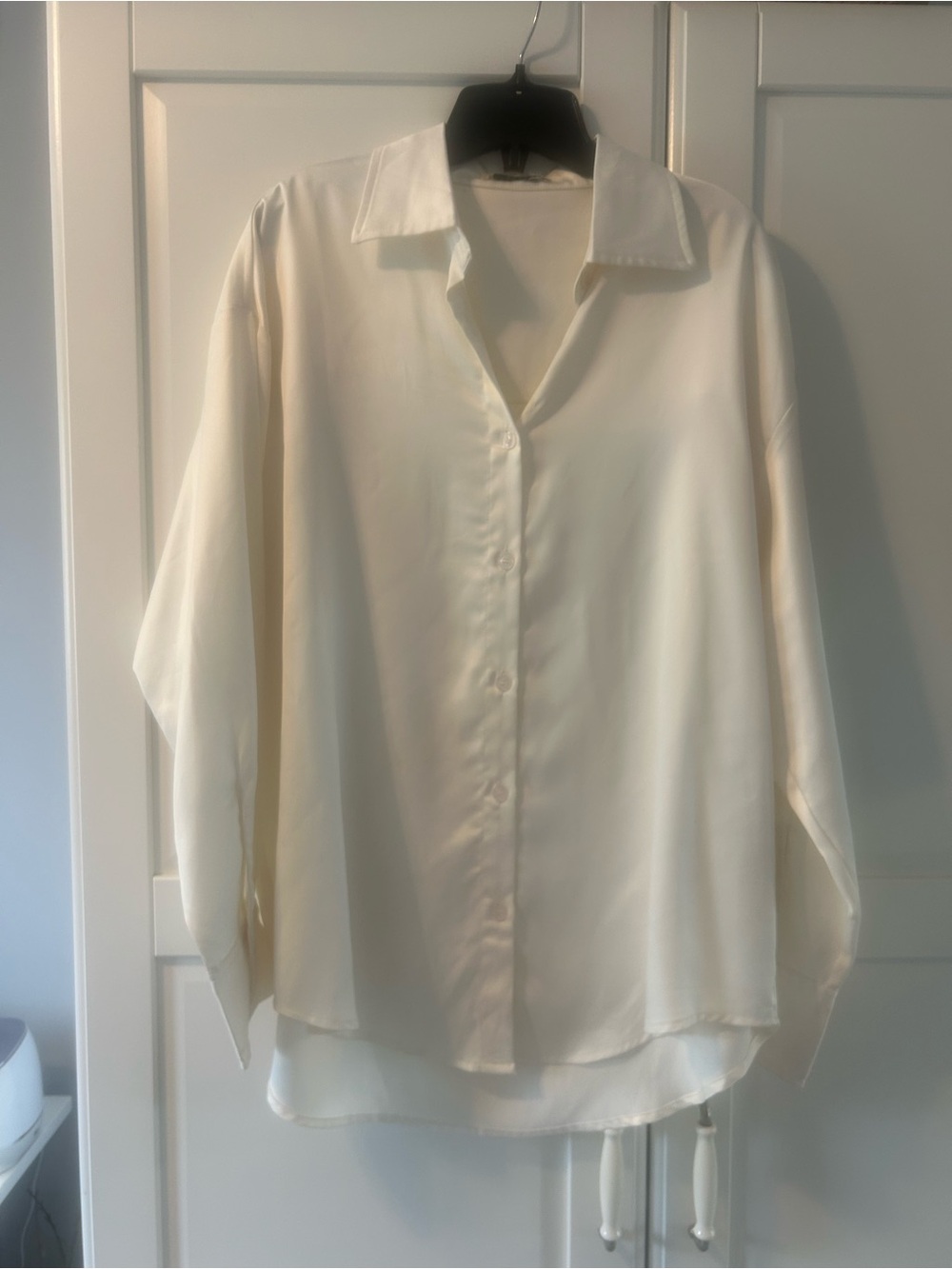 Brunette The Label Cream Button-Down Shirt